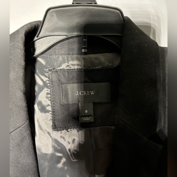 J.Crew Puff Sleeve Blazer in Stretchy Cotton Womens Size 8 - Picture 5 of 6